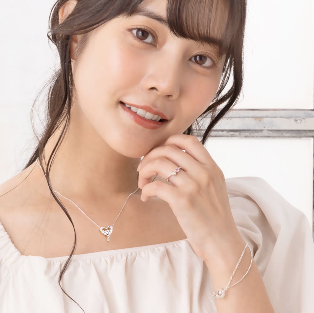 ◇揺れる宝石◇誕生石対応◇Tiara Heart ティアラハートダンシング