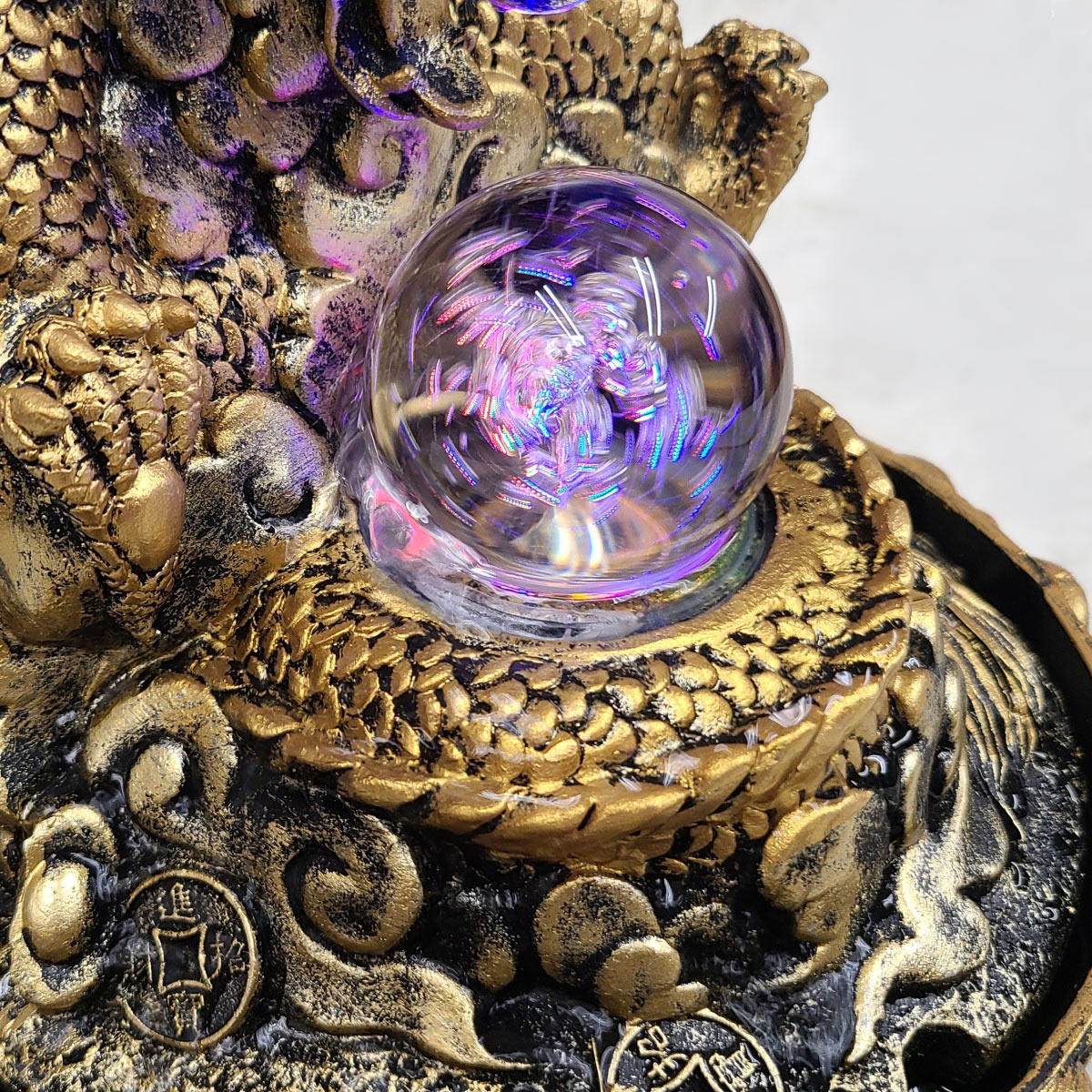 招財皇帝龍龍脈龍珠(噴水)現品のみ - 横浜中華街天宝堂本店
