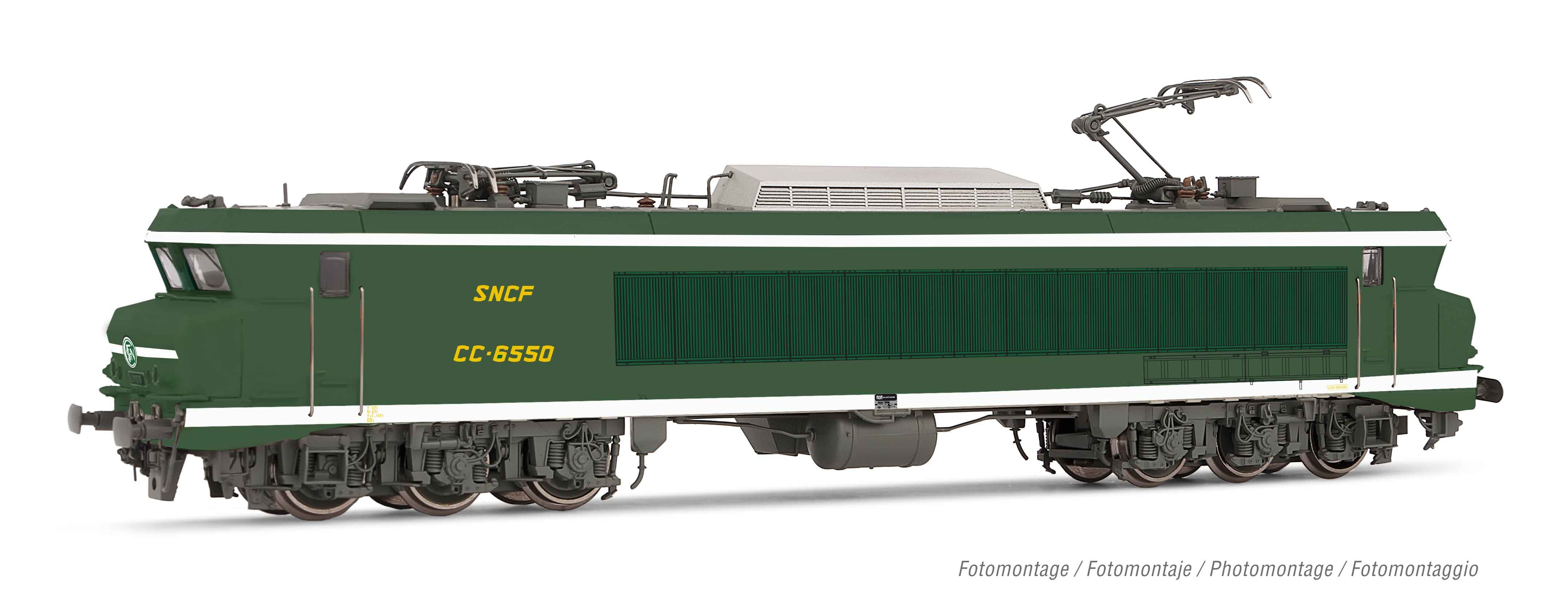 Locomotive électrique Digital SON ESU CC 6500 6550 SNCF 1/87 HO JOUEF