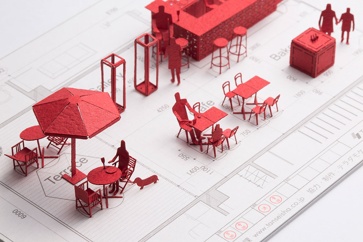 1/100建築模型用添景セット スペシャルエディション 丹青社「＜空間