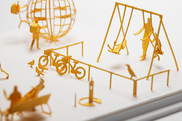 1/100建築模型用添景セット No.18 公園編2 - 製品リスト／ネット