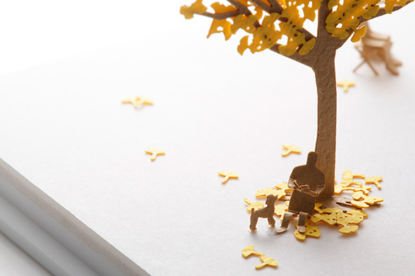 1/100建築模型用添景セット No.24 街路樹編2 イチョウ - 製品リスト