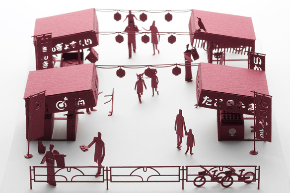 1/100建築模型用添景セット No.52 縁日編2 - 製品リスト／ネット