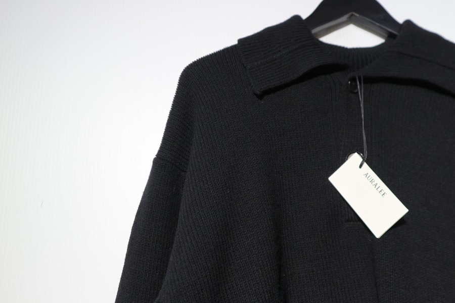 AURALEE/オーラリー】からハードツイストメリノニットビッグポロ入荷