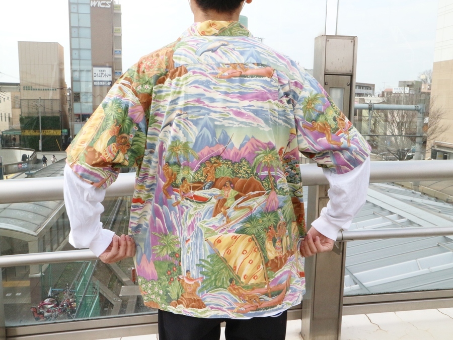 ハワイ限定パタゴニア【PTALOHA/パタロハ】より90'Sサベージ柄アロハ