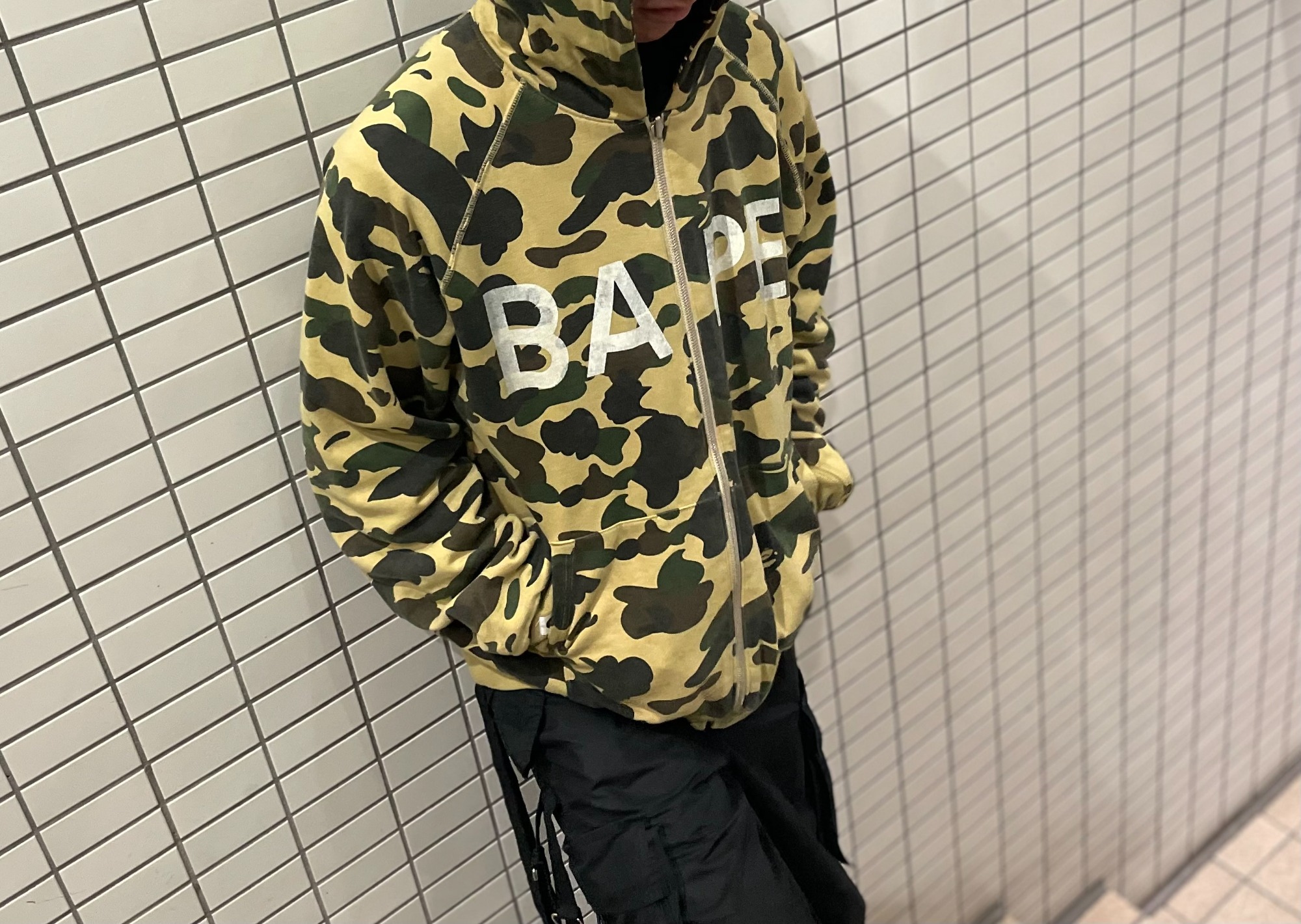 a bathing ape カモ ジップパーカー A BATHING APE® カモフラージュ