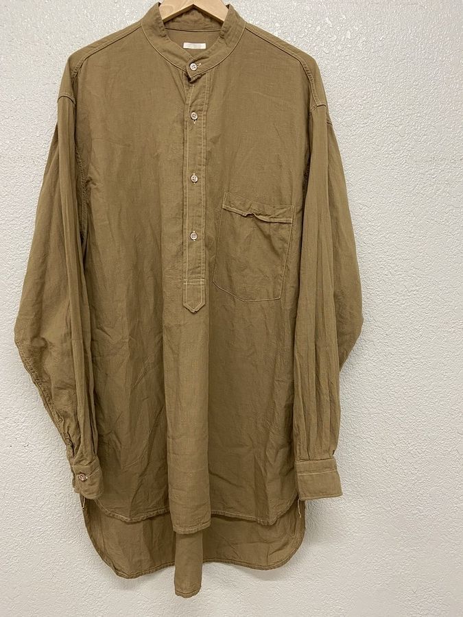 COMOLI /コモリ】ベタシャン プルオーバーシャツのご紹介（R01-02004