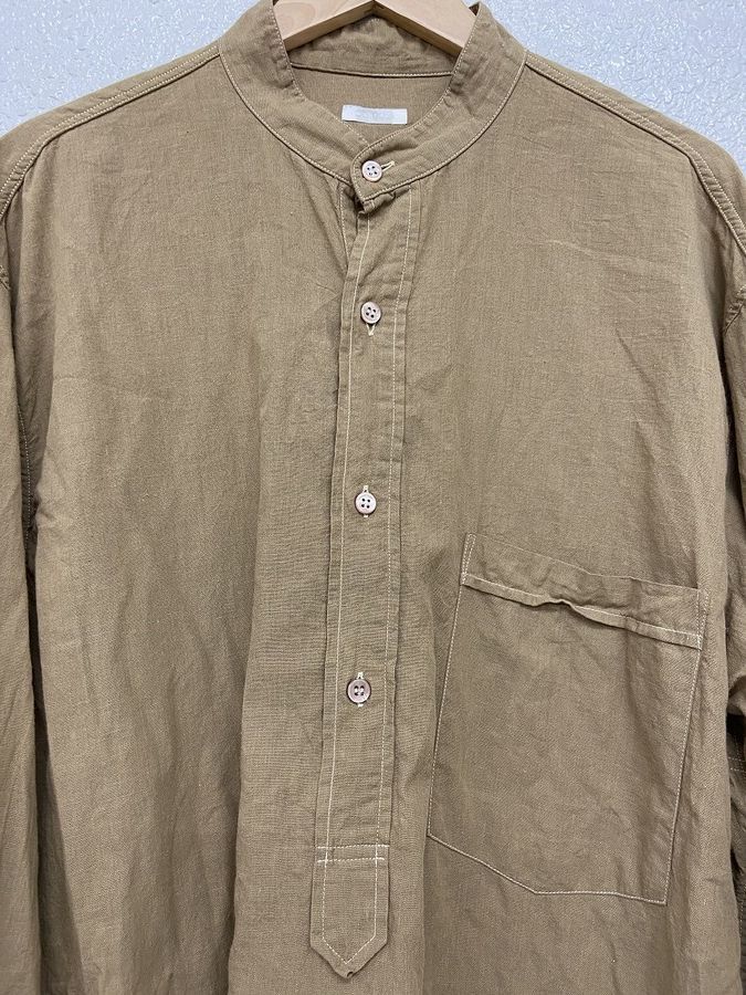 COMOLI /コモリ】ベタシャン プルオーバーシャツのご紹介（R01-02004