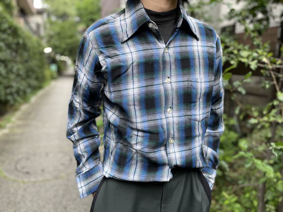 希少！！【ARROW/アロー】70年代オンブレチェックシャツが買取入荷致し