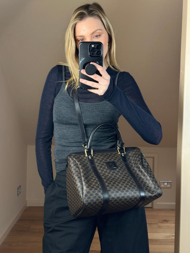 Vintage Celine Macadam Boston Bag – The Hosta