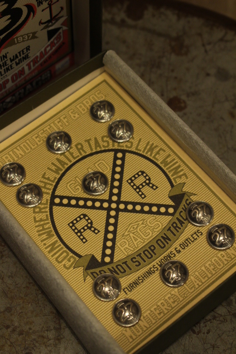 BO'S GLAD RAGS(ボーズグラッドラグス) “27CLUB BUTTON” BOX SET(11