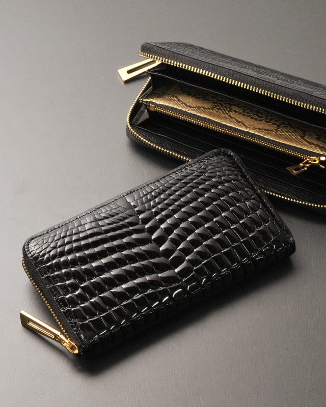 最高クラスの贅沢三京商会が追求したワニ革財布の集大成クロコダイル