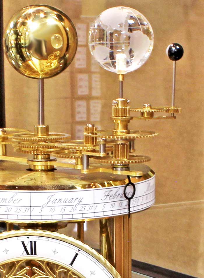 Hermle 22836-072987 AstroLabium Planetary Quartz Clock - The Clock