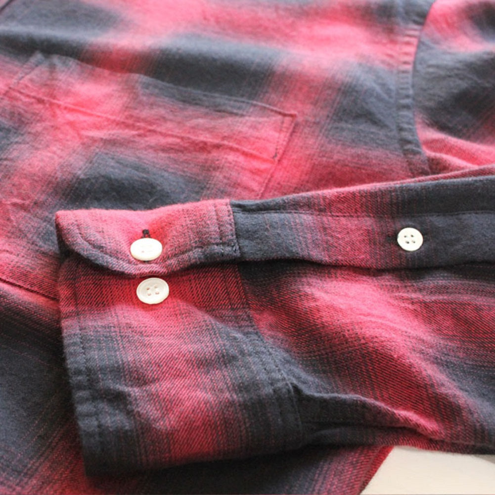 No.134-135 オーガニックオンブレチェックシャツ I – The Industry Works