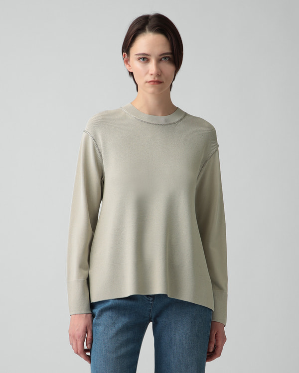 美品✨洗えるセオリーリュクス ハイゲージワイドプルオーバー ニット