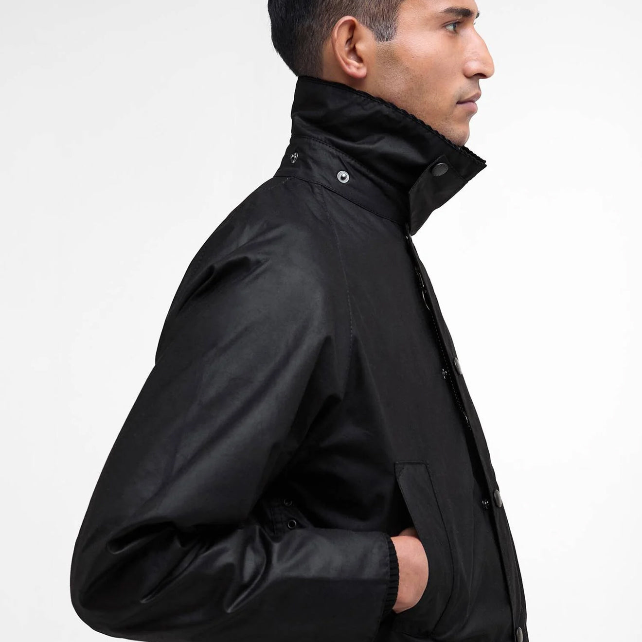 Barbour Bedale Wax Jacket Black | The Sporting Lodge