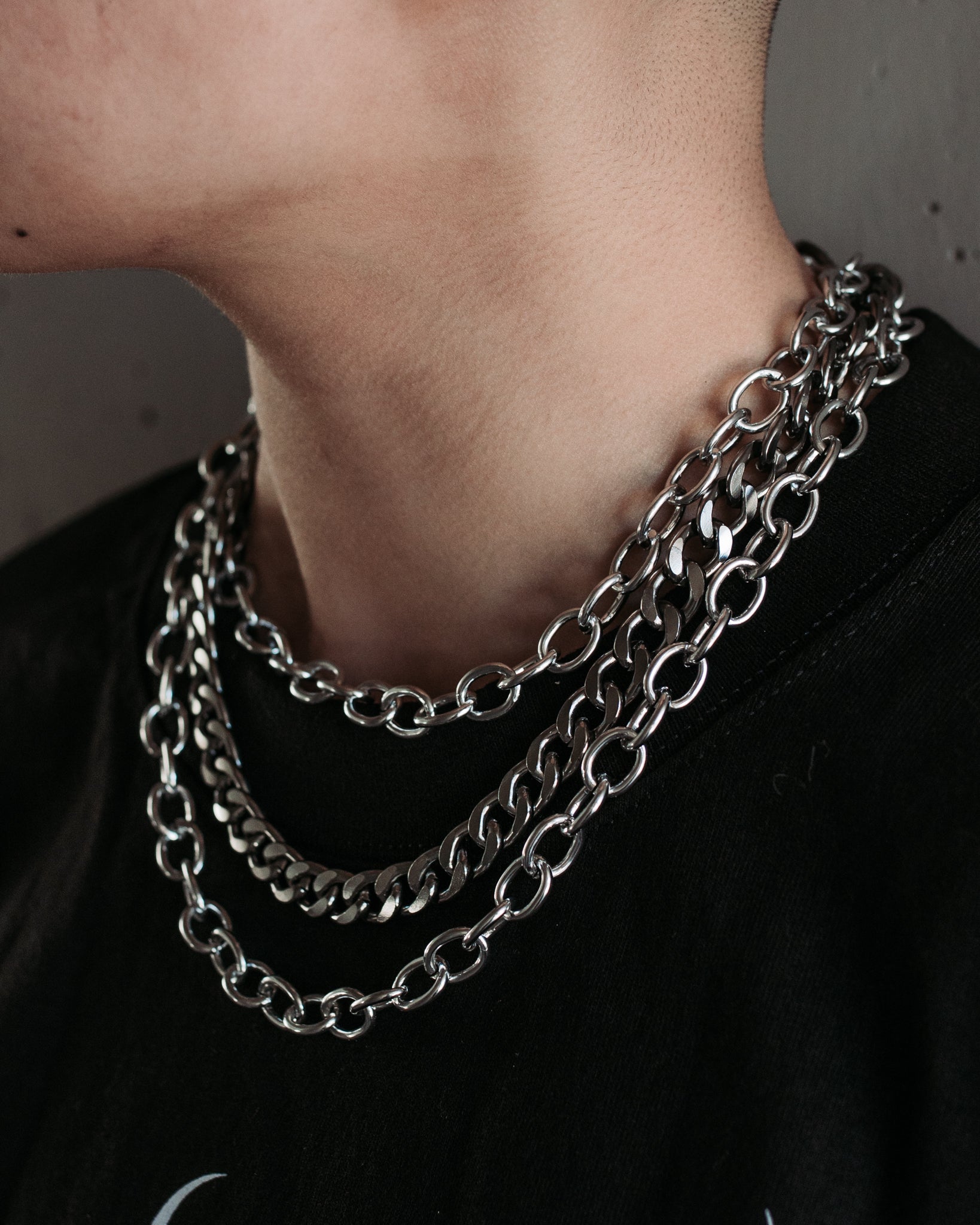 The Pretty Cult - 'Covet' Stackable Chain Necklace (Silver)