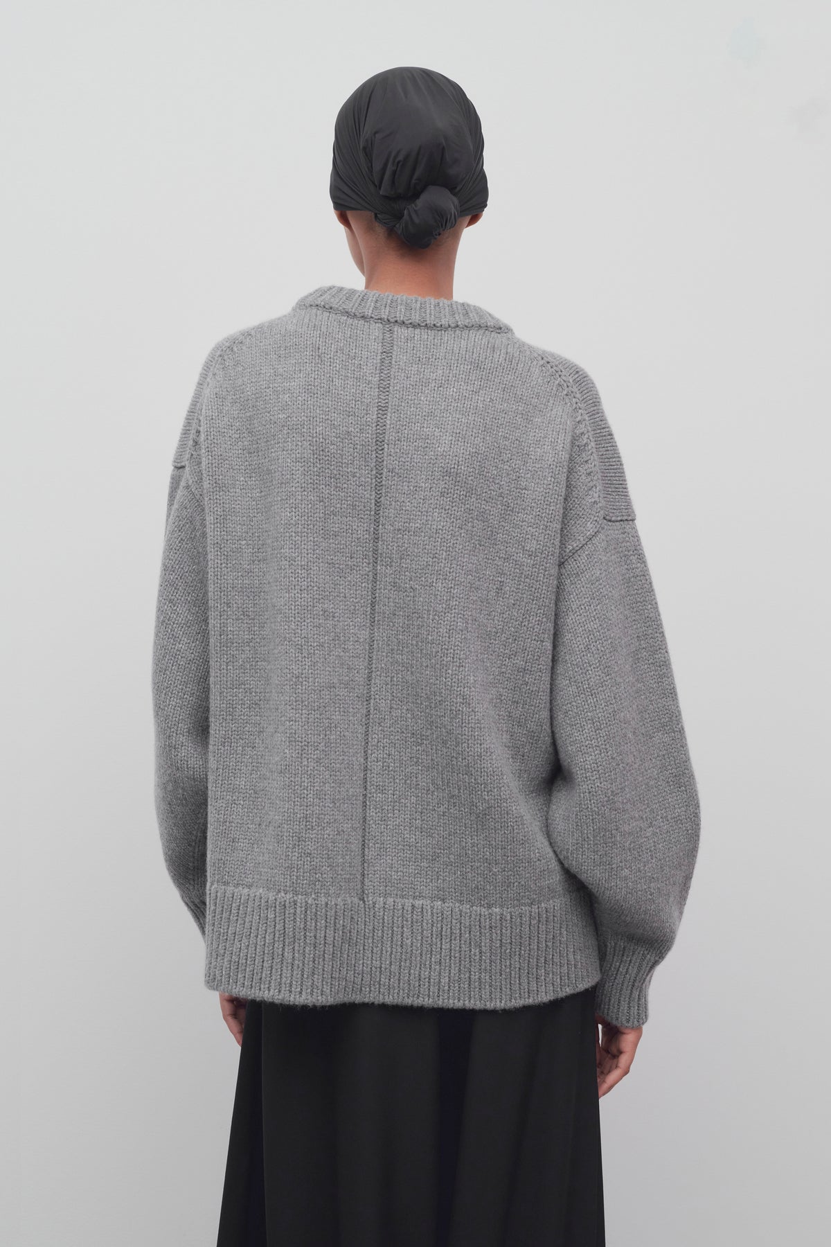 Ophelia トップ ウール＆カシミヤ グレー – The Row