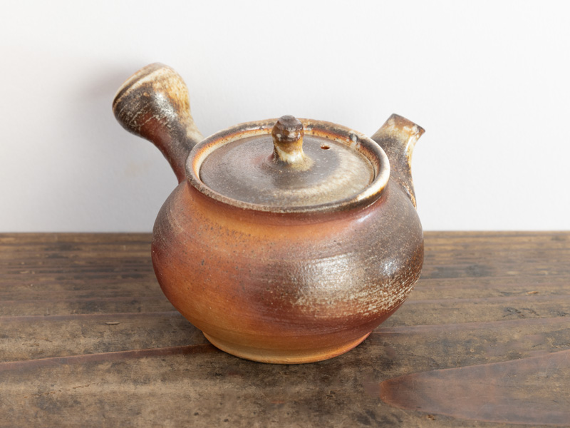 信楽焼焼 急須 窯変 大西左朗 作, 90 ml [POT-30-003-0090] - 87,000円