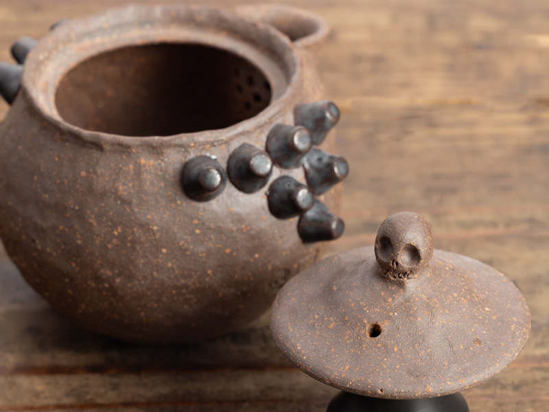 萬古焼 手びねり 宝瓶 原泰介 作 120 ml [POT-67-005-0120] - 28,500円