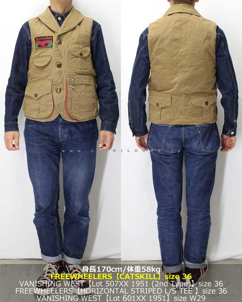 フリーホイーラーズ 【キャッツキル・スリーブレスコート 