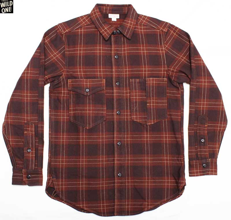 フリーホイーラーズ 【ブライストン】 裏起毛ネルシャツ