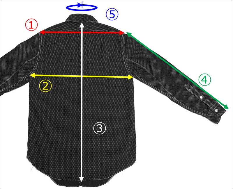 フリーホイーラーズ 【コンダクターシャツ ＜インディゴ ポルカドット
