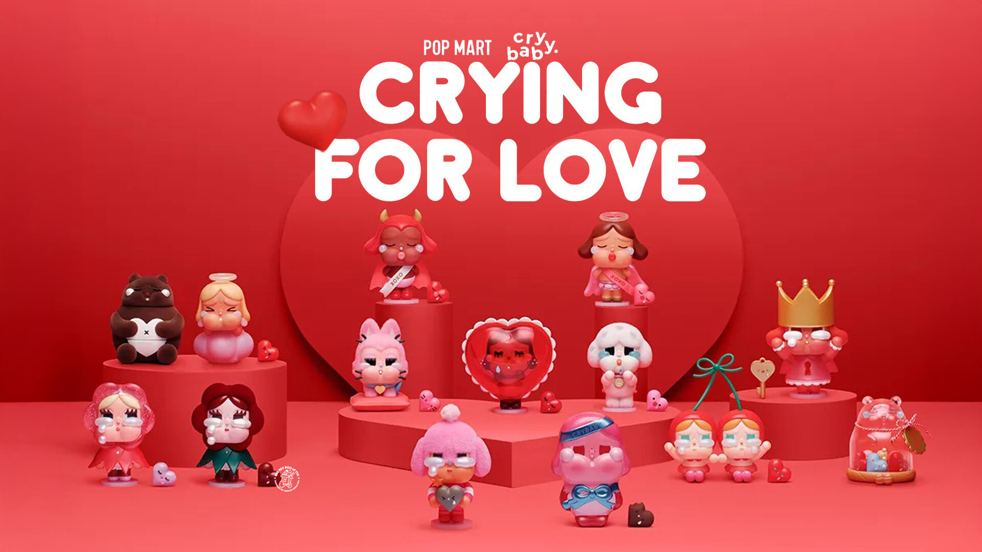 CRYBABY Crying For Love Blind Box Series by Molly Yllom x POP MART