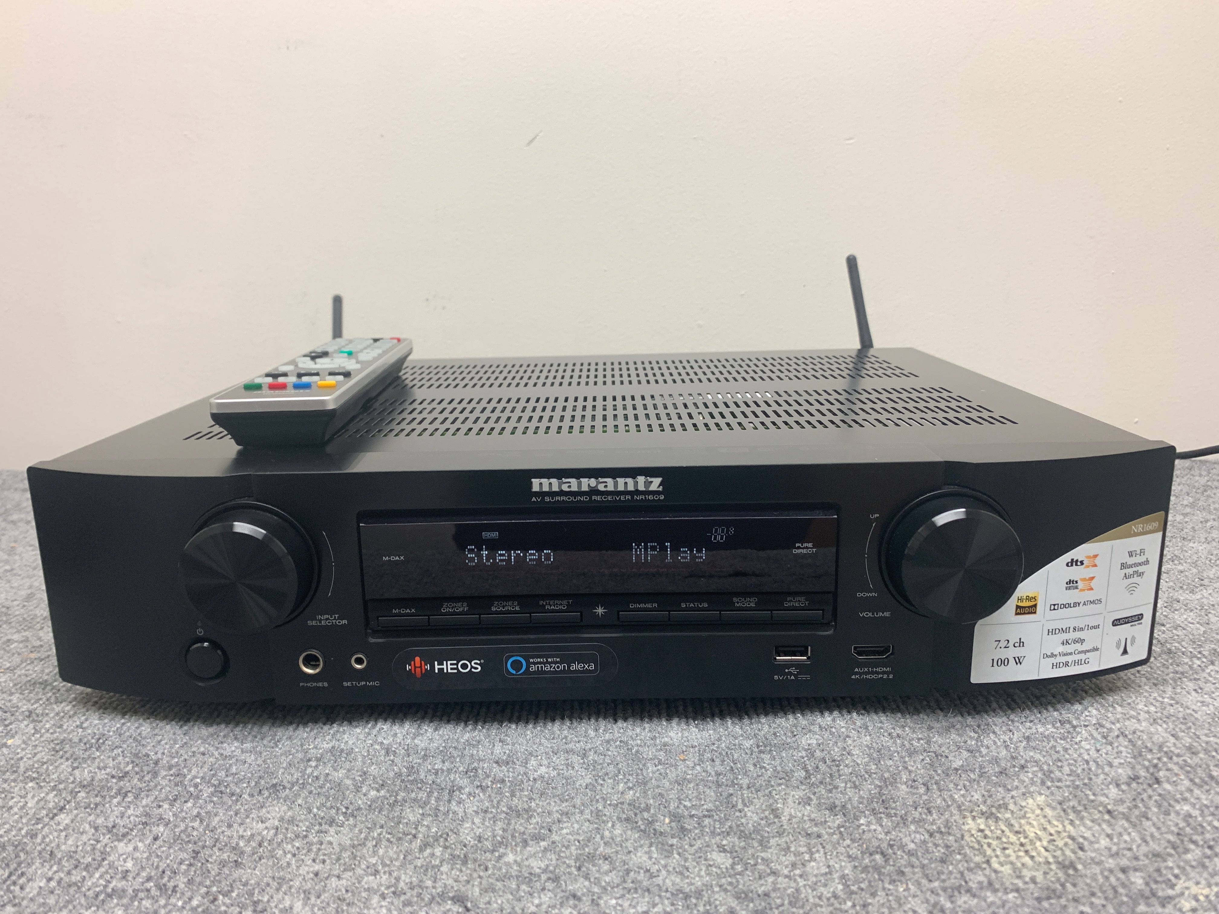 Marantz NR1609 * 7.2 Stereo Receiver * Remote – The Turntable Store