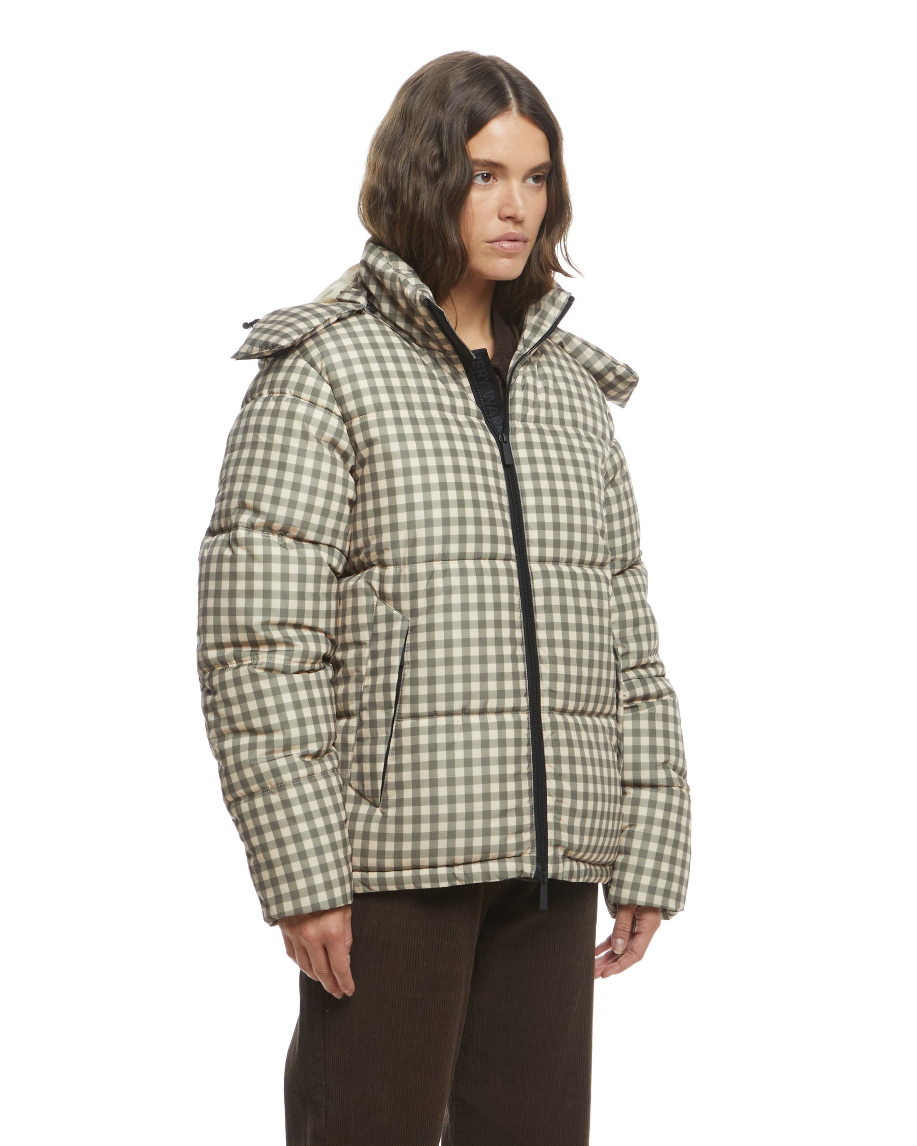 Hooded Puffer - Canteen Check