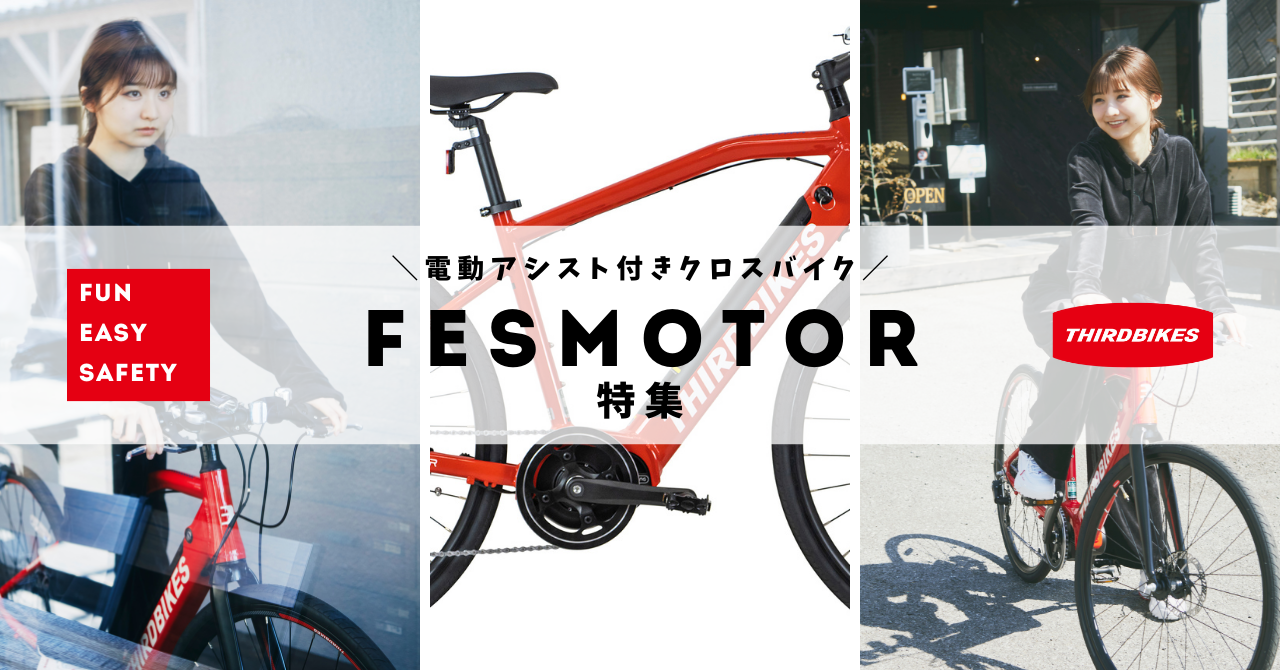 電動アシスト付きクロスバイク「FESMOTOR」特集！ - THIRDBIKES