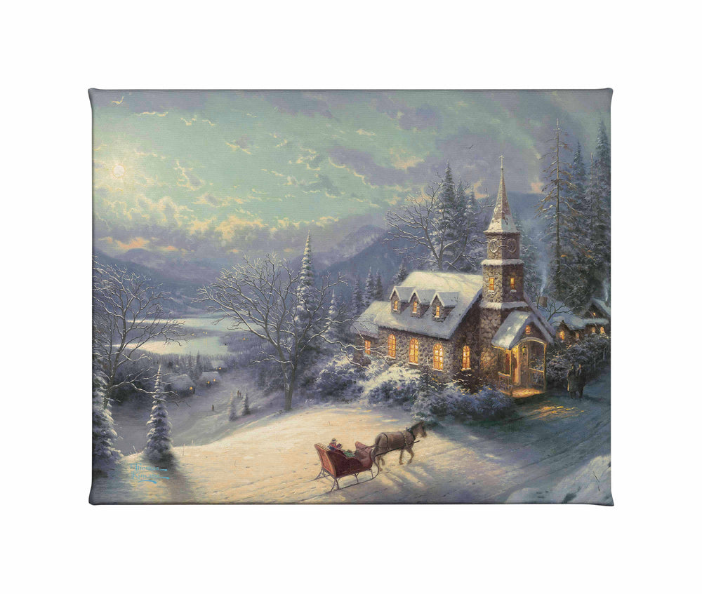 Sunday Evening Sleigh Ride – Thomas Kinkade Studios