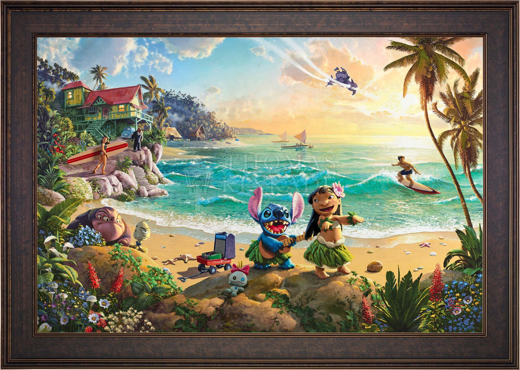 Disney Lilo & Stitch - Limited Edition Canvas – Thomas Kinkade Studios
