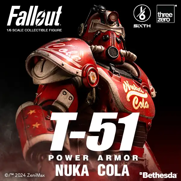 Fallout1/6 T-51 Nuka Cola Power Armor – threezero store