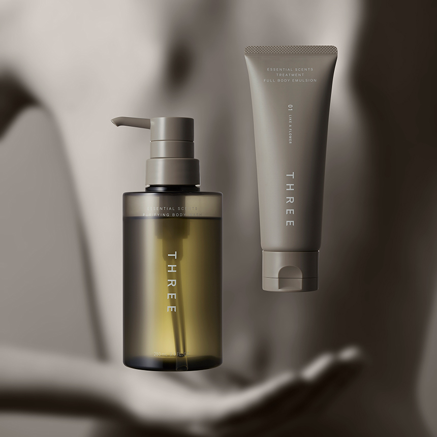 THREE エッセンシャルセンツ ピュリファイング ボディウォッシュ