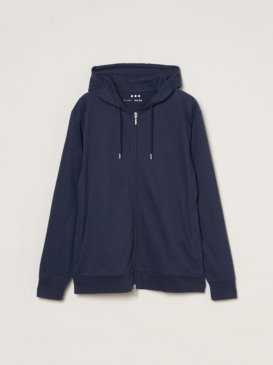Men's sanded jersey zip hoody｜スリードッツ オフィシャルオンライン