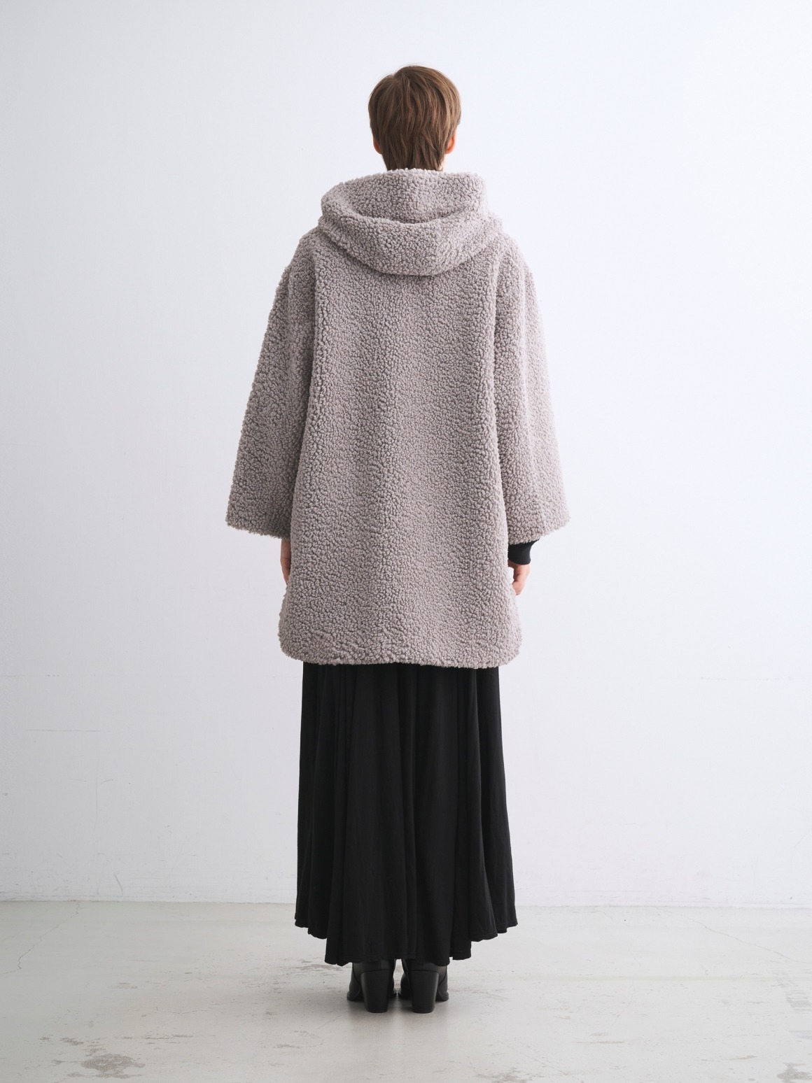 Aubrey】Poodle boa duffle coat｜スリードッツ オフィシャル