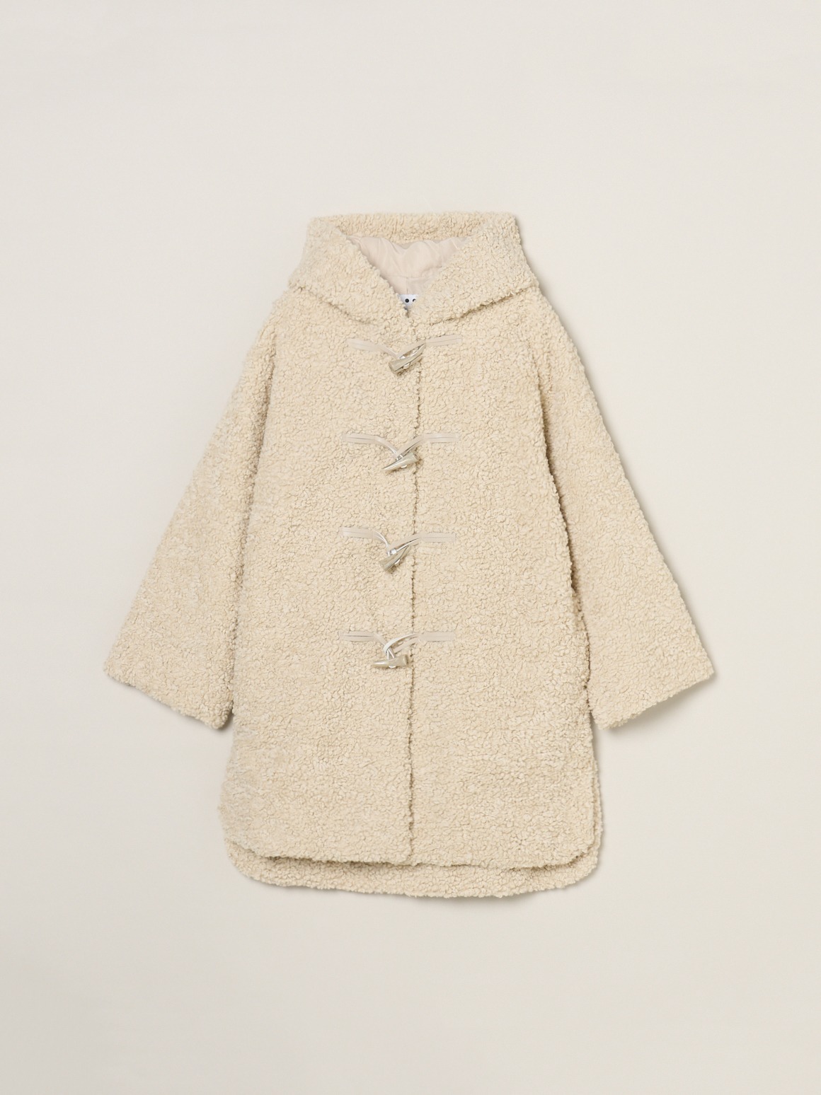 Aubrey】Poodle boa duffle coat｜スリードッツ オフィシャル