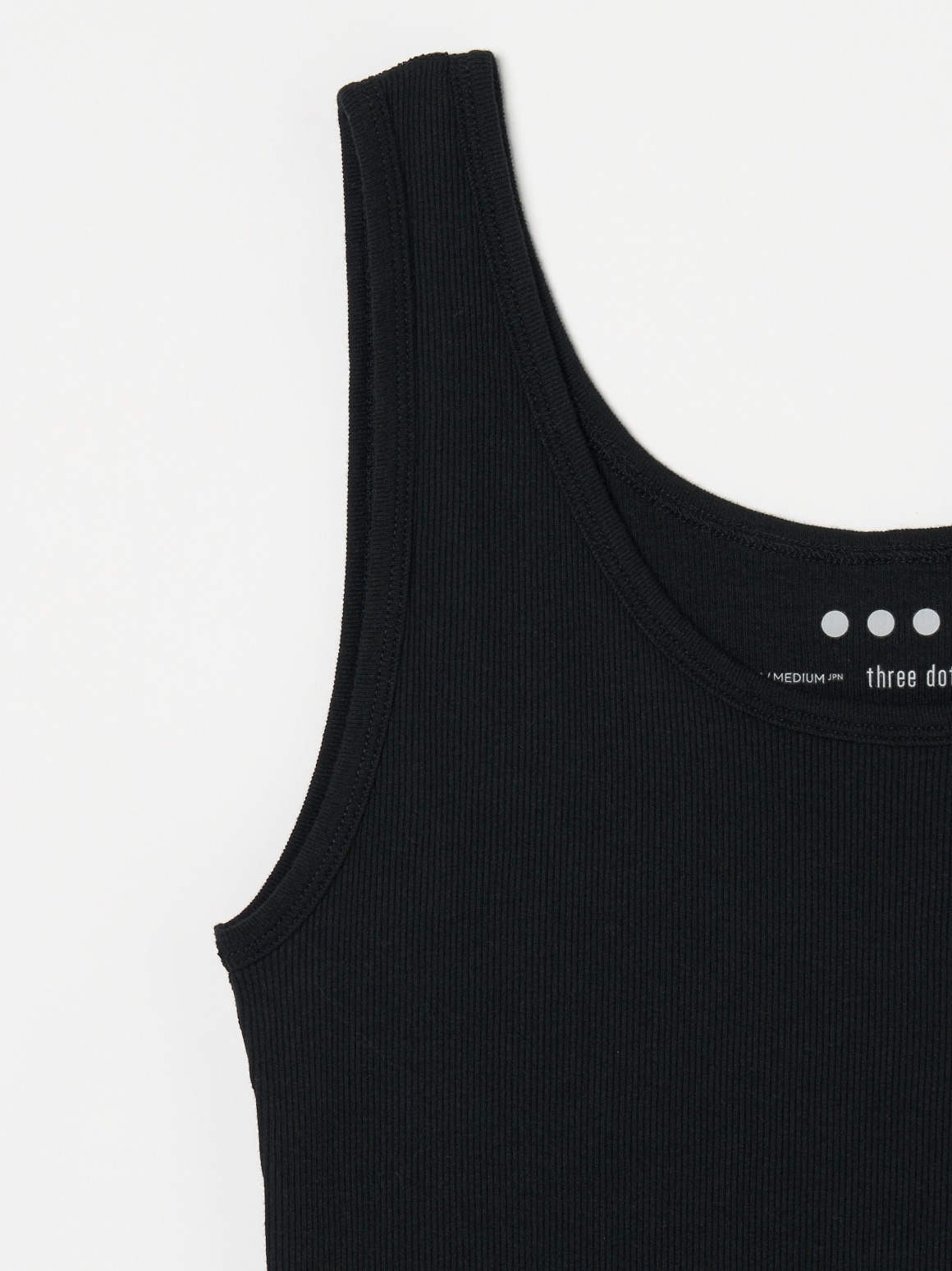 Cotton rib 2×1 tank｜スリードッツ オフィシャルオンラインショップ
