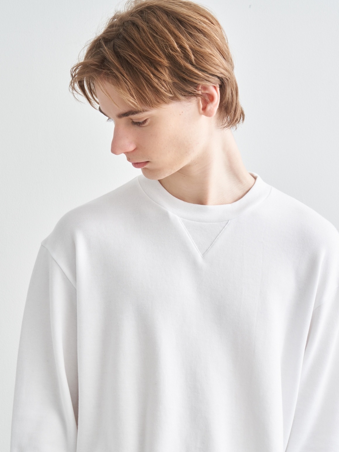 Men's souffle cotton l/s sweat｜スリードッツ オフィシャル