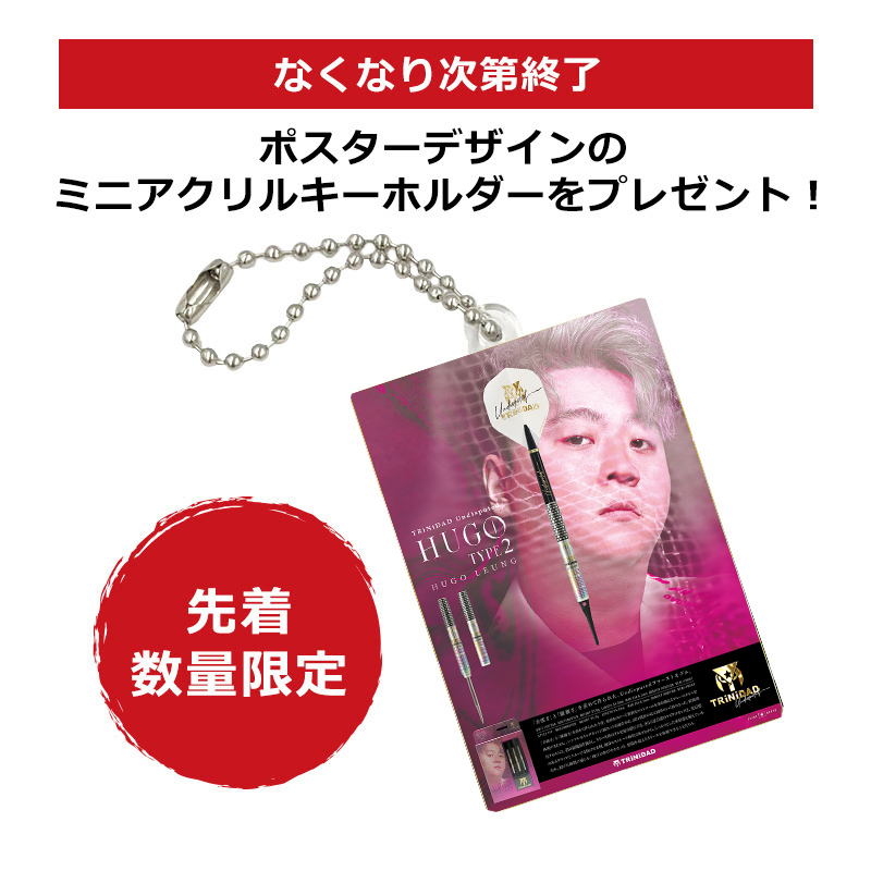 ダーツ バレル TRiNiDAD Undisputed HUGO2 Hugo Leung 選手モデル