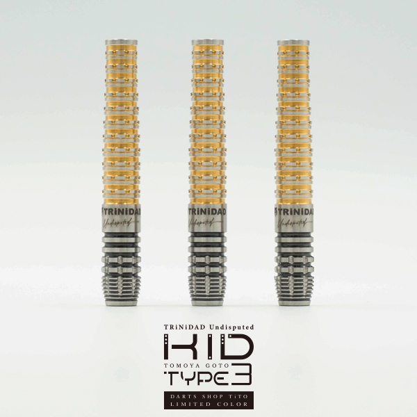 TiTO限定】ダーツ バレル TRiNiDAD Undisputed KID3 TiTO Limited 後藤