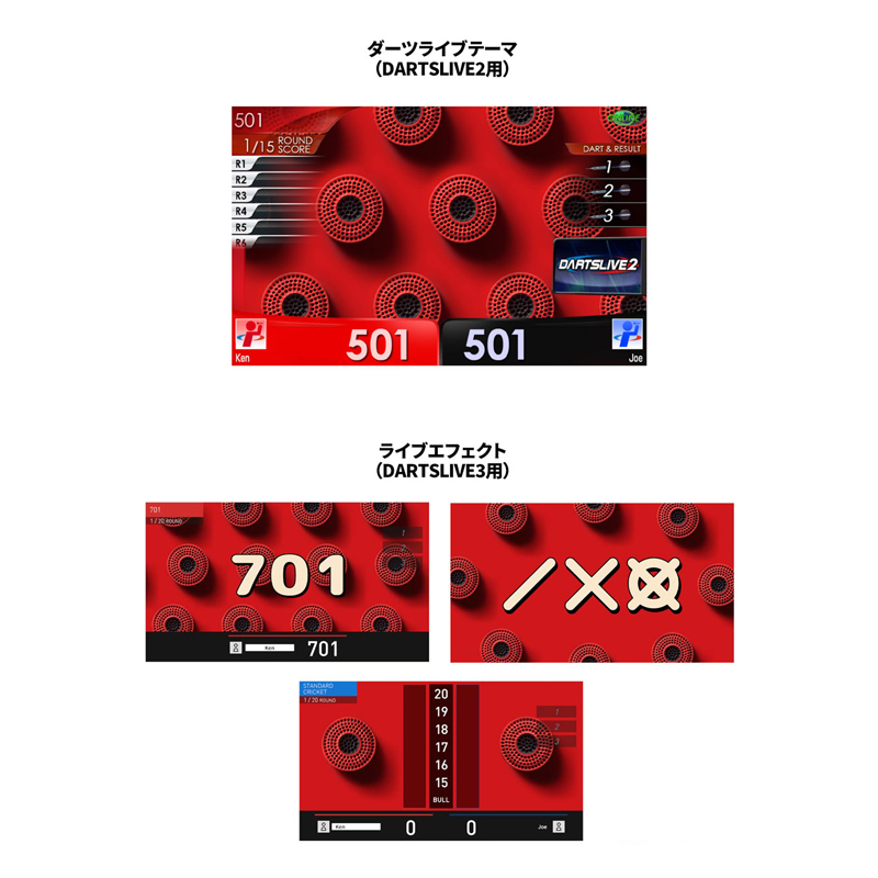 ダーツ ライブカード ダーツライブ20周年記念 復刻版セット テーマ