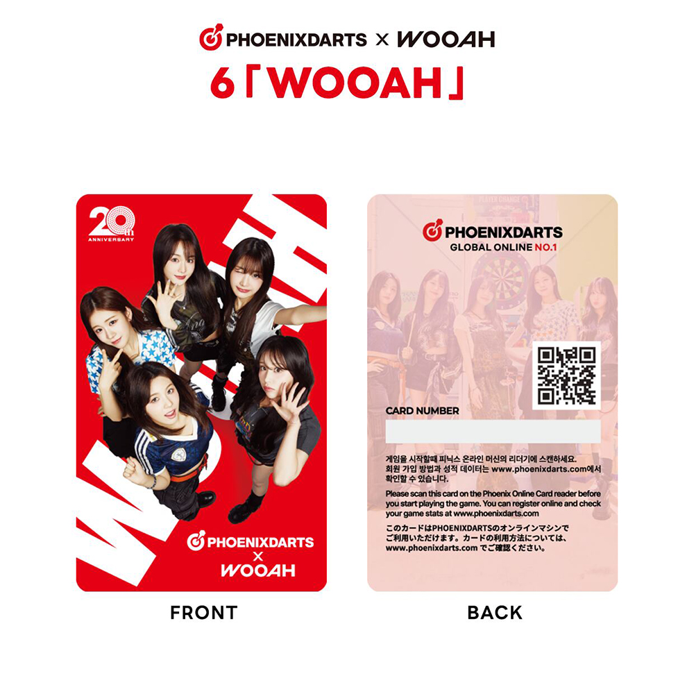 数量限定】ダーツ フェニックスカード デジコン付きPHOENicA WOOAH