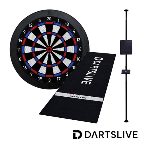 セット】ダーツボード DARTSLIVE Home & ポールスタンド & スロー