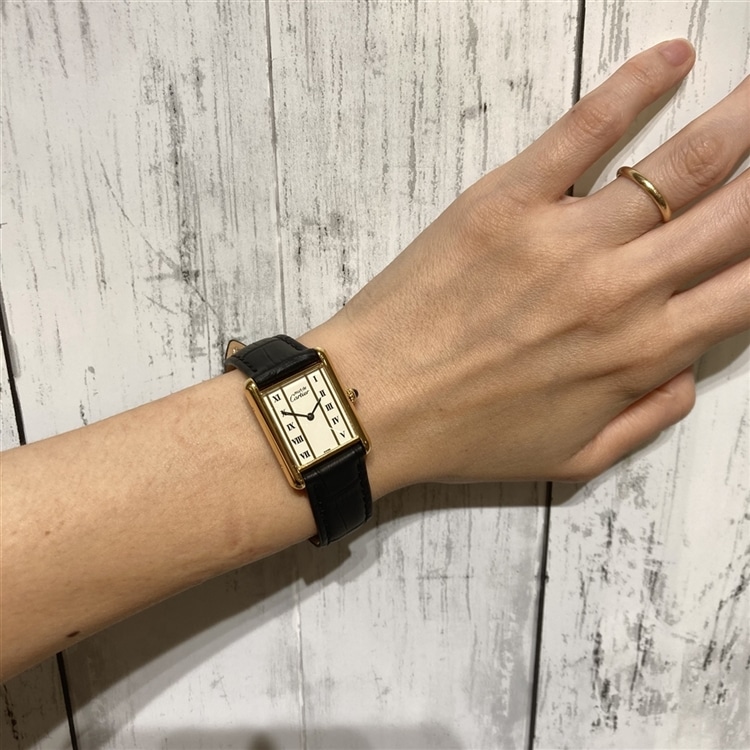 vintage Cartier】カルティエ マストタンク・縦ローマン&オパラン