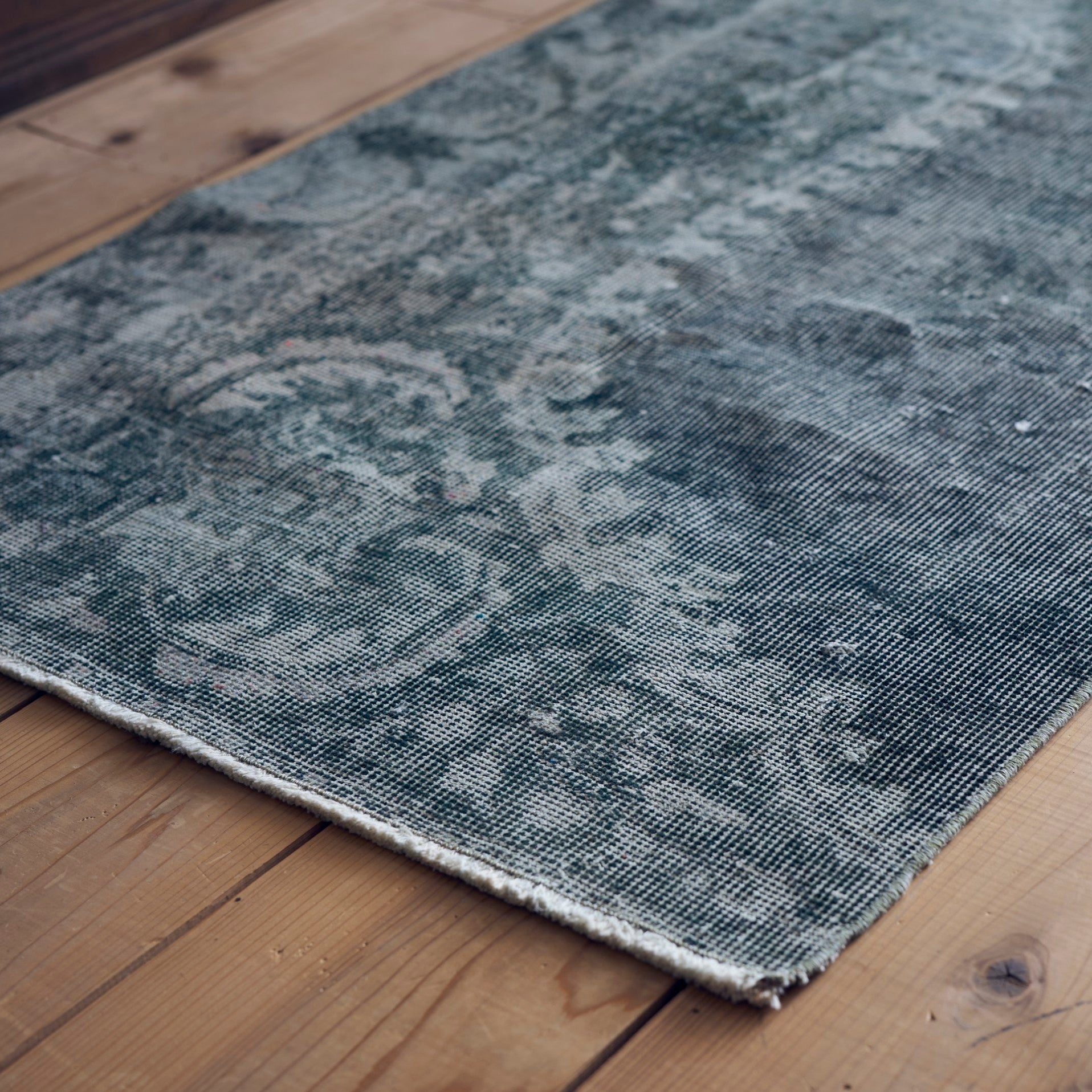 ヴィンテージラグ | トルコ・イスパルタ No.02 | 青色 | 175×80 – tiflo