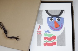 Erik Hoglundエリック・ホグラン リトグラフ(フレーム付）/COW