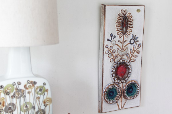 Soholm スーホルム 陶板（草花） / Joseph Simon