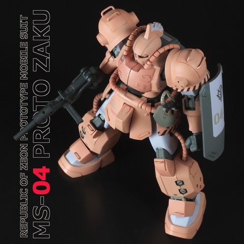 TINAMI - ［モデル］1/144 MS-04プロトザク（ガレージキット可動化改造）